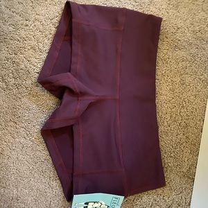NEW plum FLEO shorts - M